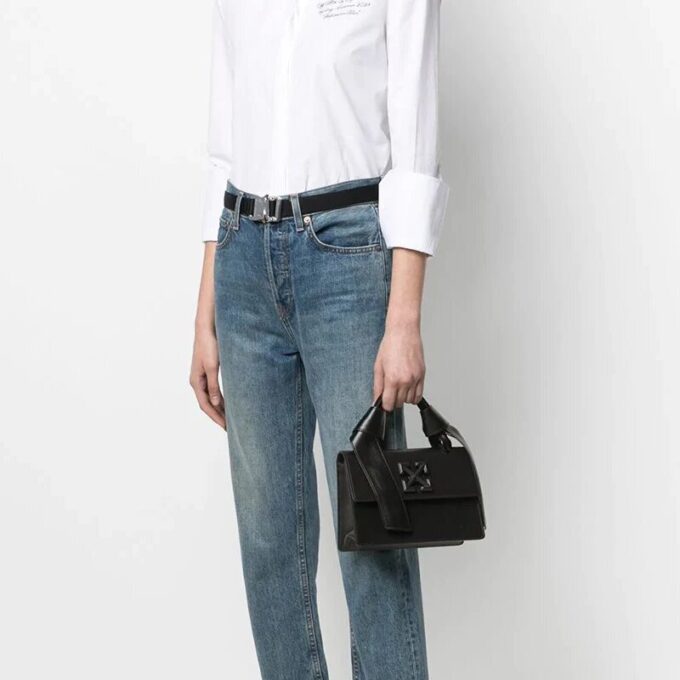 1.4 Bolso de Mano de cuero Jitney negro