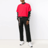 2019-20FW Cuello redondo Estilo urbano Pantalones Cortos Algodón Manga corta Logotipo
