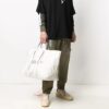 21 Serie de bolsos comerciales LOGO Impresión Bolsos de Mano Blanco