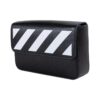 21 Serie Twill, rayas, cremallera, negro