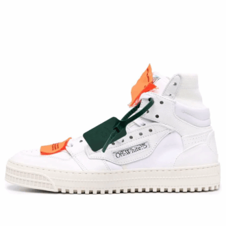 3.0 Off-Court Leather «Blanco Naranja Negro»