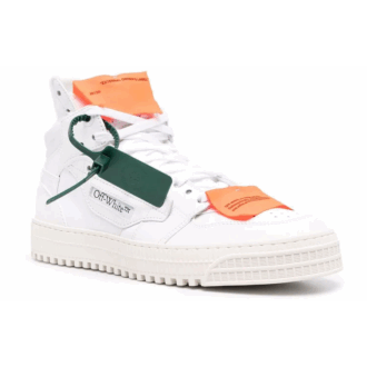 3.0 Off-Court Leather «Blanco Naranja Negro»
