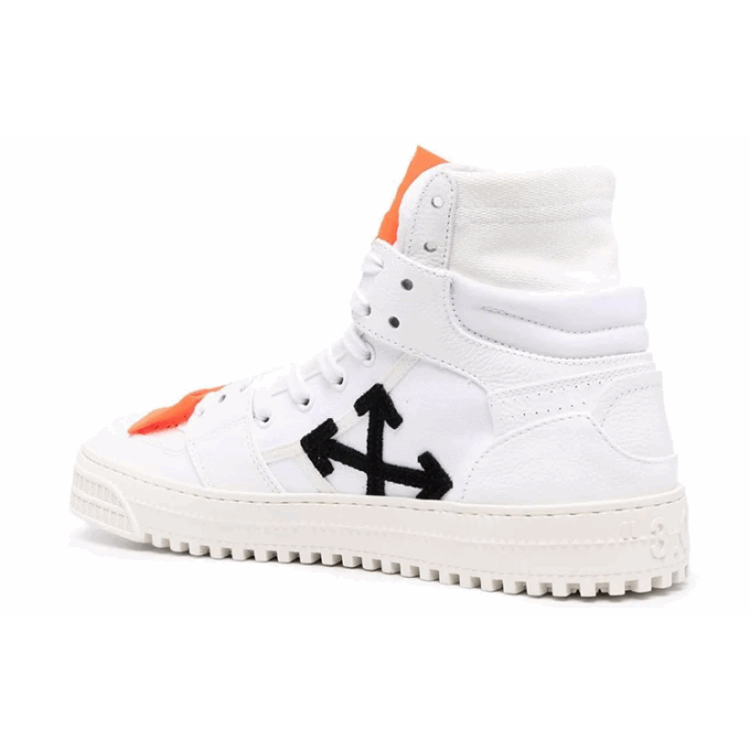 3.0 Off-Court Leather «Blanco Naranja Negro»