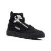 3.0 Zapatillas Off-Court High de lona ecológica «Black White»
