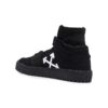 3.0 Zapatillas Off-Court High de lona ecológica «Black White»