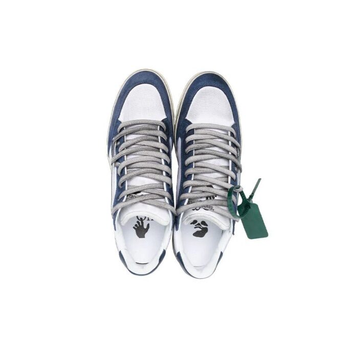 5.0 Zapatillas bajas con paneles «Navy White»