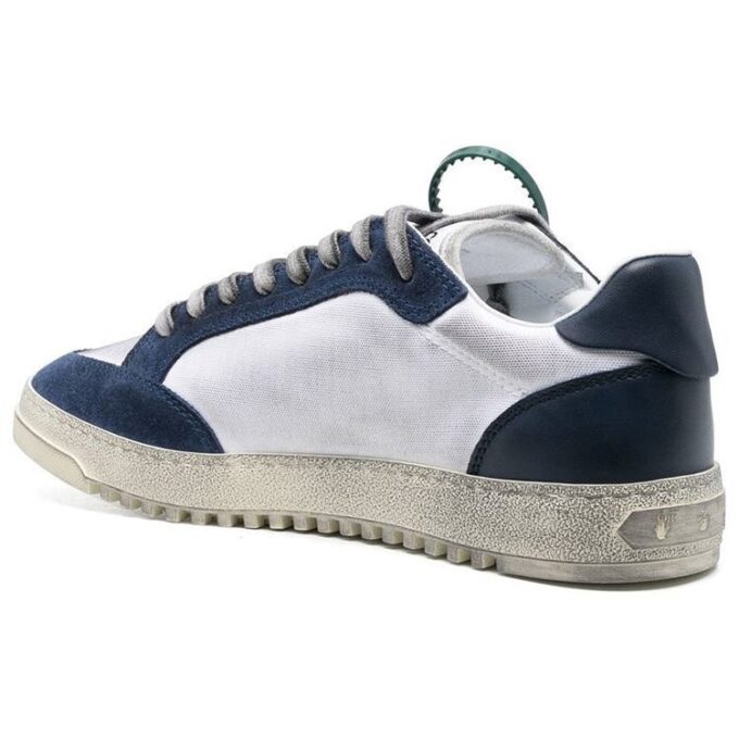 5.0 Zapatillas bajas con paneles «Navy White»
