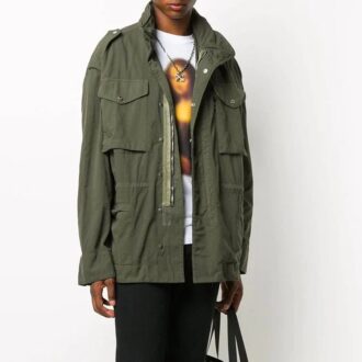 Abrigo deportivo con logotipo de Arrows FW20 para hombre, verde