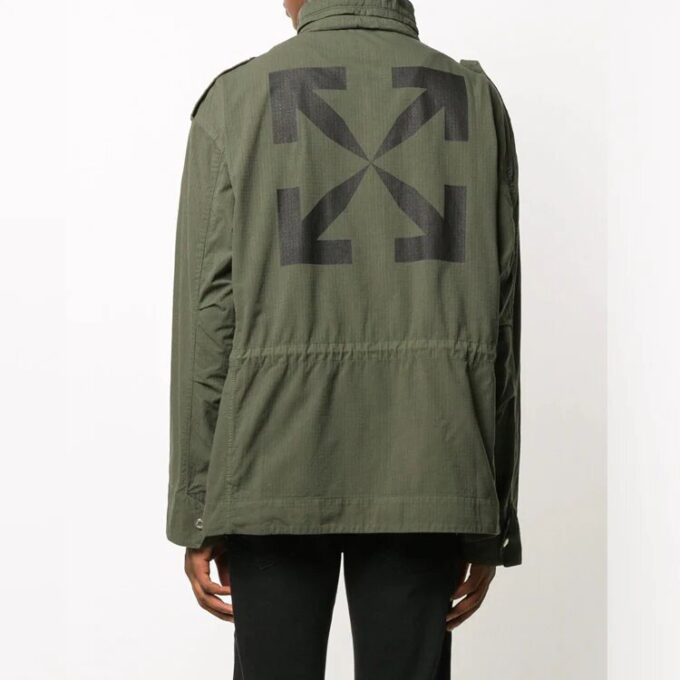 Abrigo deportivo con logotipo de Arrows FW20 para hombre, verde