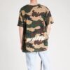 Alfabeto bordado, pantalones cortos, unisex, camuflaje