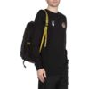 Algodón clásico con logo Apple estampado, cuello redondo y manga larga, negro