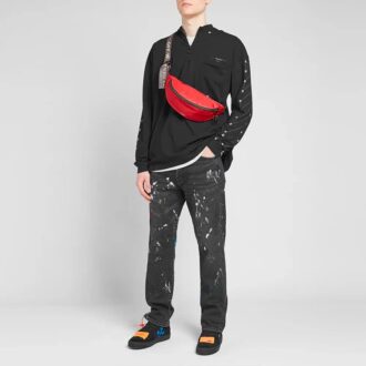 Algodón, cuello alto, manga larga, negro