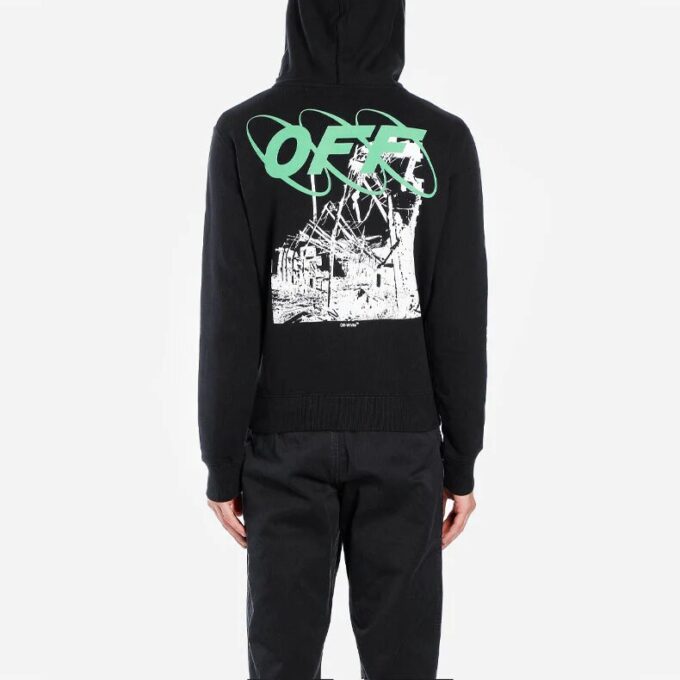 Algodón estadounidense con estampado, negro