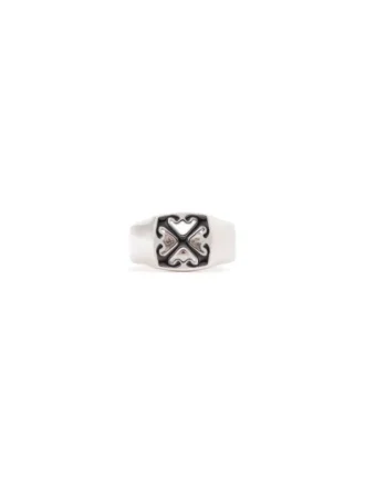 Anillo con flecha esmaltada