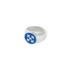 Anillo con flecha esmaltada