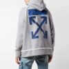 Arrow Gradient Drawstring Loose Fit Gris
