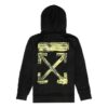 Arrow Gradient Drawstring Loose Fit Negro