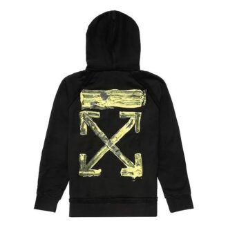 Arrow Gradient Drawstring Loose Fit Negro