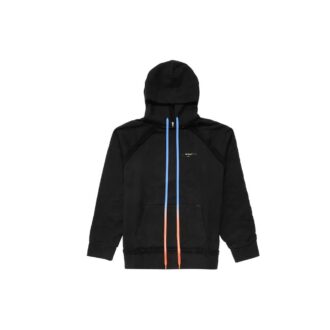 Arrow Gradient Drawstring Loose Fit Negro