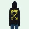 Arrow Gradient Drawstring Loose Fit Negro