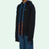 Arrow Gradient Drawstring Loose Fit Negro