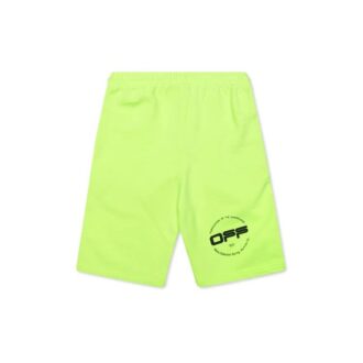 Bermudas ajustadas de algodón para hombre SS20 con estampado 3D fluorescente
