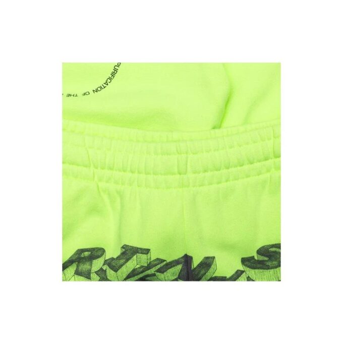 Bermudas ajustadas de algodón para hombre SS20 con estampado 3D fluorescente