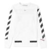 Black Arrow de manga larga en blanco