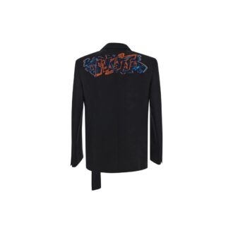 Blazer de una sola botonera con correa «Graf Coupe» «Negro»