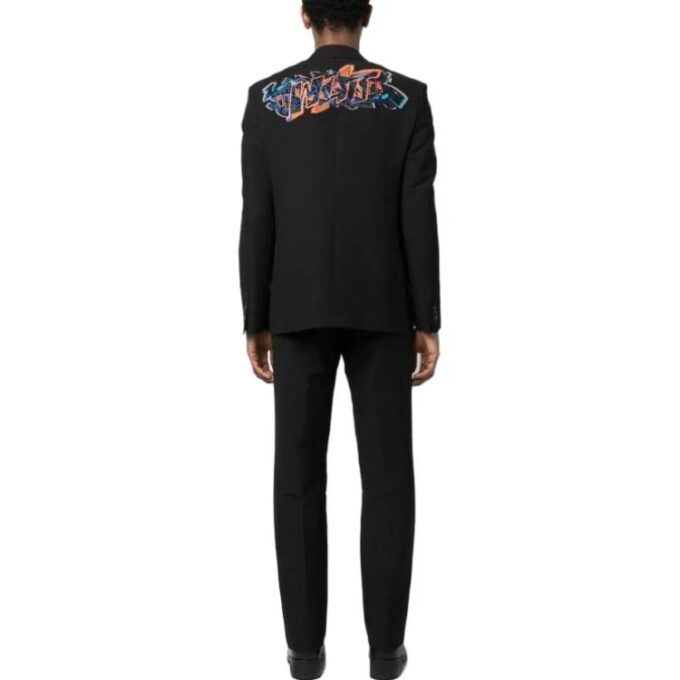 Blazer de una sola botonera con correa «Graf Coupe» «Negro»