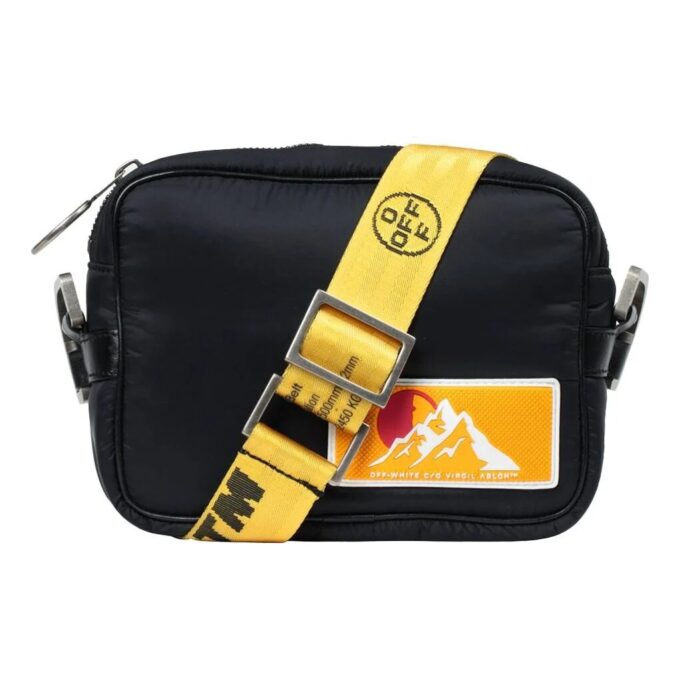 Bolso bandolera acolchado negro