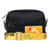 Bolso bandolera acolchado negro