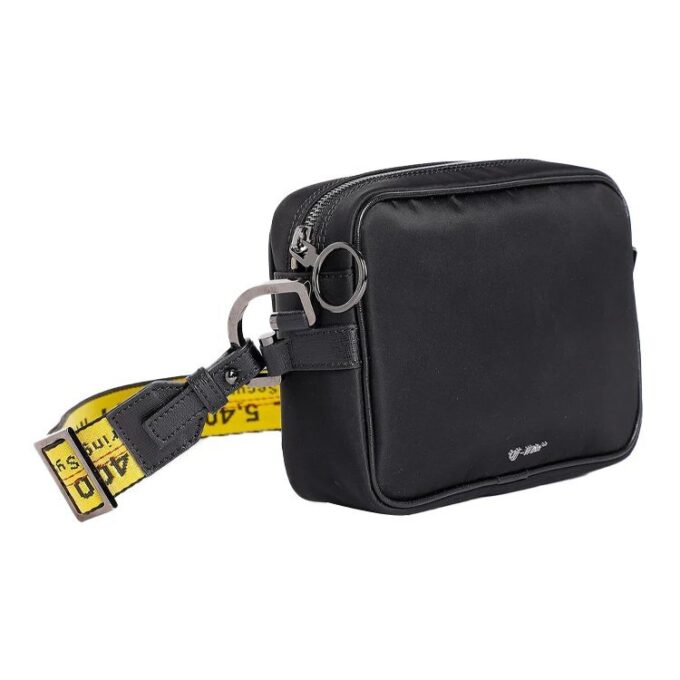 Bolso bandolera con correa de marca SS20 Amarillo/Negro