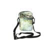 Bolso bandolera con estampado 19 Negro/Verde