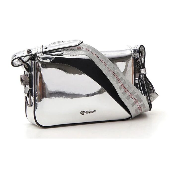 Bolso bandolera de cuero Off-White Binder «Silve»