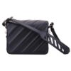 Bolso bandolera de piel de vacuno negro de Off-White