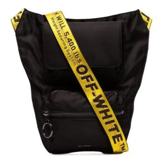 Bolso bandolera industrial FW19 Negro