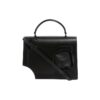 Bolso bandolera Jitney 2.8 de la serie Off-White Leather, color negro