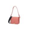 Bolso bandolera Off-White de piel de vaca negra y rosa «Black Pink»