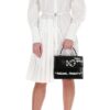 Bolso bandolera Off-White Jitney 1.4 con estampado de flechas y grafitis, negro