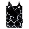 Bolso de Hombro Broken Fence Postman para hombre, negro