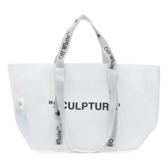 Bolso de hombro con estampado de 20 letras esculpidas