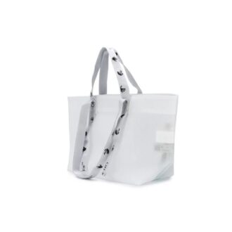 Bolso de hombro con estampado de 20 letras esculpidas
