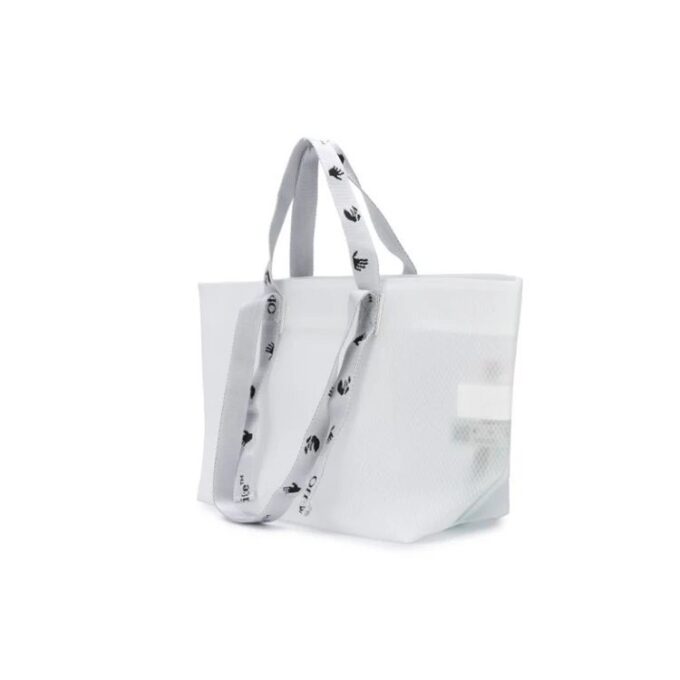 Bolso de hombro con estampado de 20 letras esculpidas