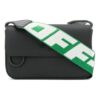 Bolso de hombro con logotipo negro