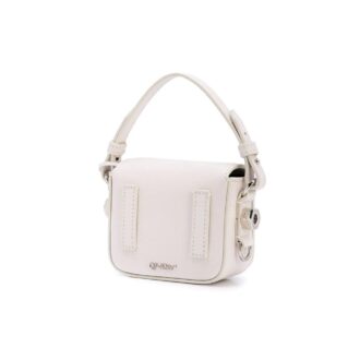 Bolso de Hombro con logotipo Off-White, color blanco