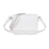 Bolso de hombro con logotipo Off-White Negro Blanco