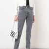 Bolso de hombro con logotipo Off-White Negro Blanco