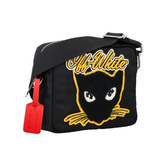 Bolso de hombro con parches Hard Core