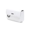 Bolso de hombro de cuero blanco